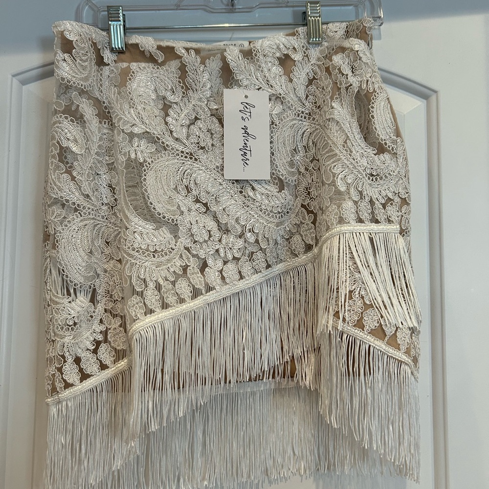 12th tribe lace skirt, new with tags